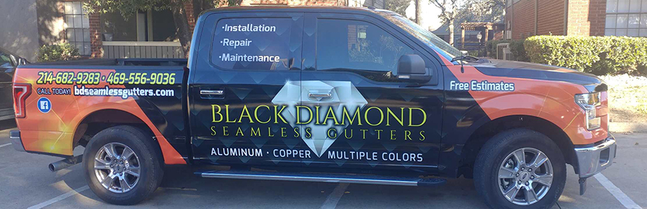 Black Diamond Seamless Gutters Seamless Gutter Specialists In Dallas Tx